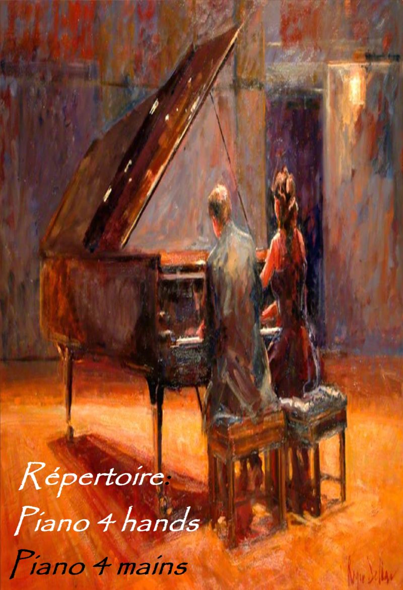 Répertoire pour Piano 4 mains (4 hands)