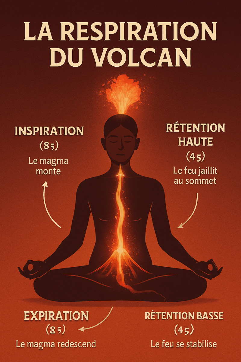 Respiration du Volcan 8min30 Rêve Lucide -Astral
